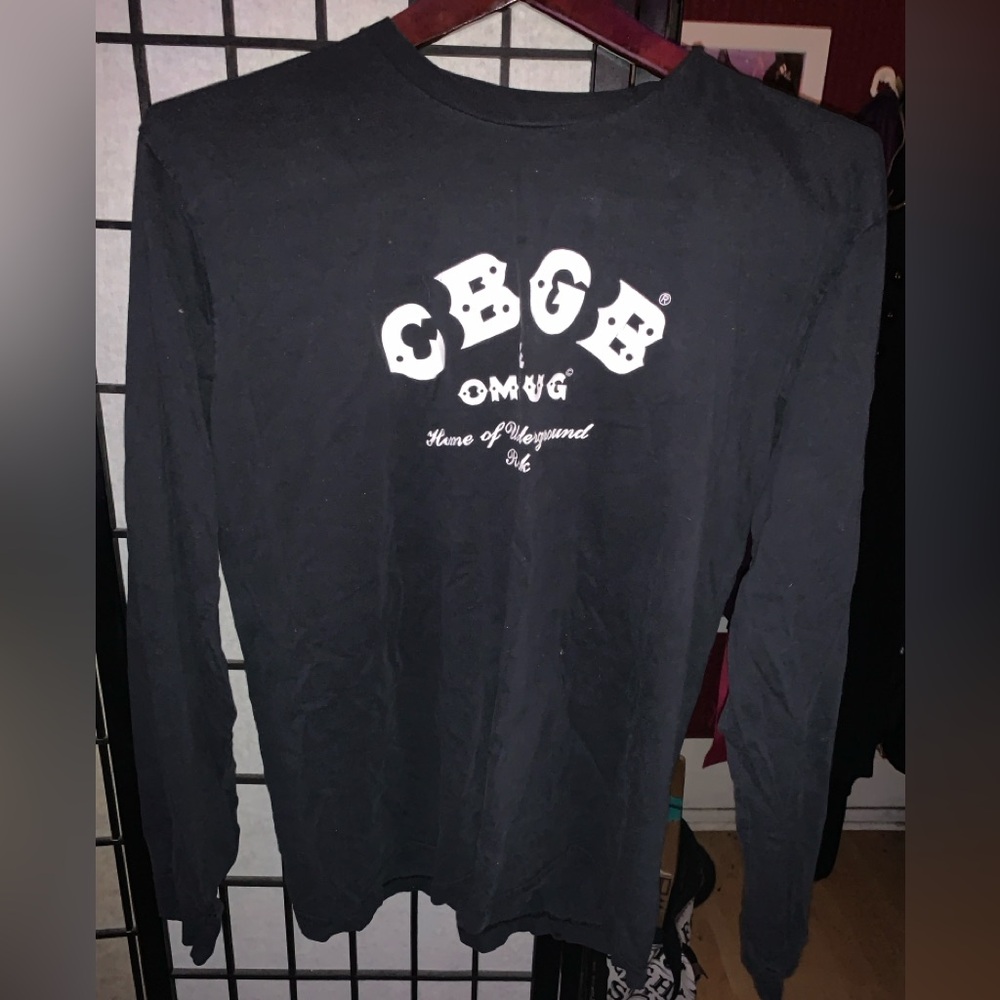 Vintage long sleeve cbgb shirt